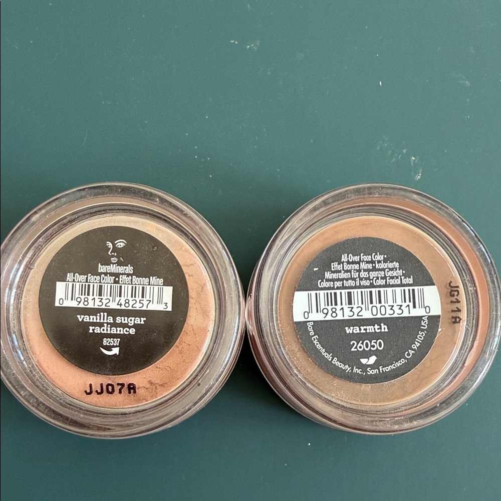 bareMinerals Vanilla Sugar and Warmth Face Color Duo